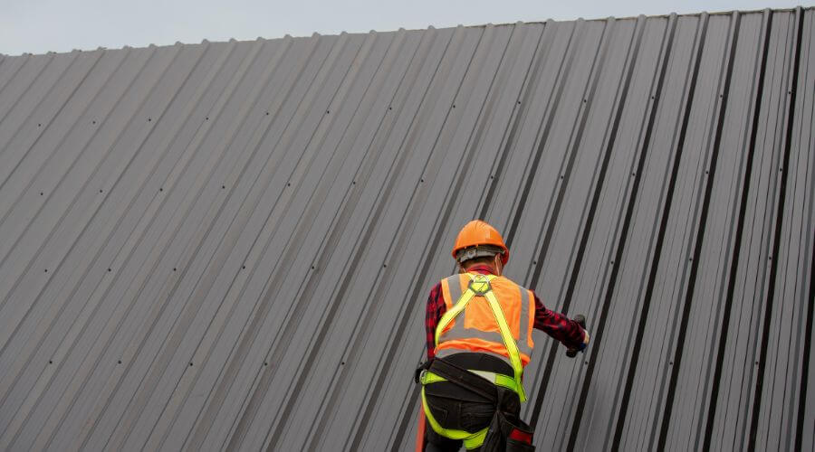 Professional metal roof installation services in Hawk Point, MO